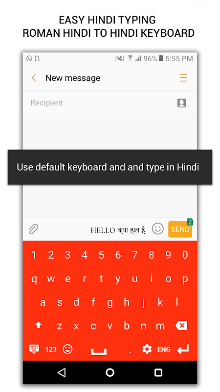 english to hindi typing apk