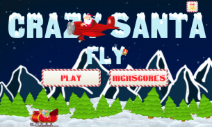 Crazy Santa Fly: Catch Gifts screenshot 1