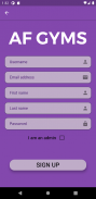 AF Live Gym Usage App screenshot 4