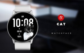 Cat Watch Face screenshot 0