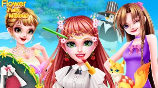 Flower Fairy Makeup Game screenshot 0