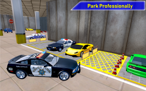 Police Car Driving Park Challenge screenshot 1