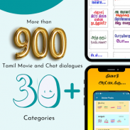 Tamil Text Dialogue Stickers screenshot 2