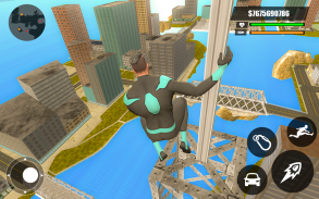 Green Rope Hero Crime City Games – Gangstar Crime screenshot 4