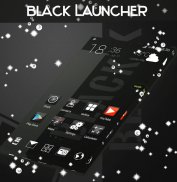 Black Theme Launcher screenshot 1