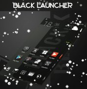 Lanciatore a tema nero screenshot 1