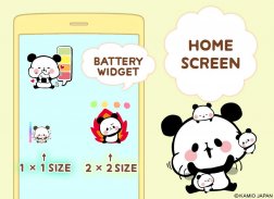 Mochimochipanda Battery Widget screenshot 2
