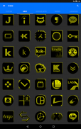 Black and Yellow Icon Pack ✨Free✨ screenshot 21