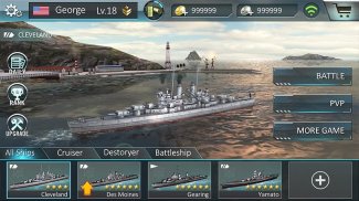 Kapal perang menyerang 3D - Warship Attack screenshot 4