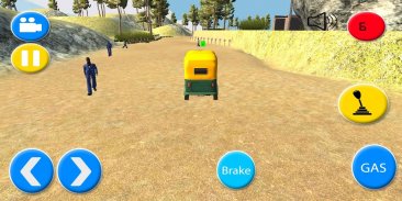 US Rickshaw Driver: Offroad Rickshaw Games 2018 screenshot 6