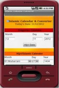 Islamic Calendar Converter screenshot 0