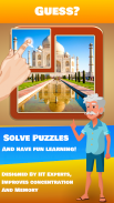 The Great Indian Puzzle Game - Hindi GK screenshot 1