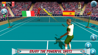 Badminton Premier Campeonato 3D Badminton esportes screenshot 5