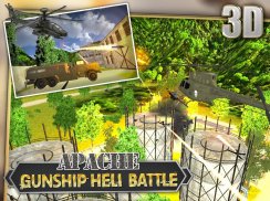 Апач вертолета Хели битвы 3D screenshot 6