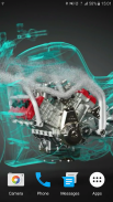 Motorcycle Engine V6 3D LWP screenshot 5