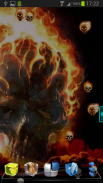 Skull Fire Live Wallpaper screenshot 2