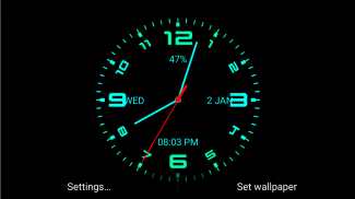 Analog Clock Live Wallpaper screenshot 2