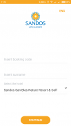 Online Check-in App - Sandos Hotels & Resorts screenshot 1