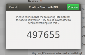 Bluetooth advertiser screenshot 1
