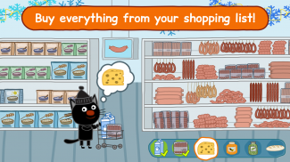 Kid-E-Cats Supermarket: Shopping Kids Games screenshot 0