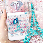 Girly Paris Keyboard - Girly theme screenshot 4