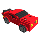 Cars Color by Number Voxel Art Icon