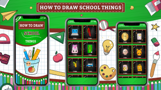 How to Draw School Items Step by Step screenshot 1