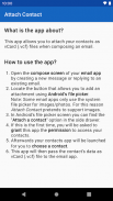 Attach Contact screenshot 2