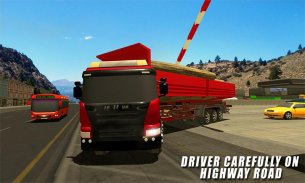 US Truck Simulator Cargo Truck Transporter 2018 screenshot 7