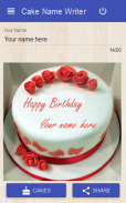 Cake Name Writer screenshot 0