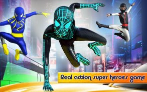 Iron Spider Rope Hero - Superhero Games screenshot 8