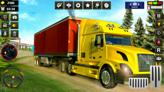 बड़ा ट्रक ड्राइविंग स्कूल सड़क से हटकर परिवहन खेल screenshot 6
