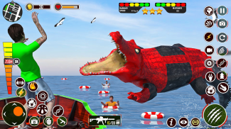 Hungry Animal Crocodile Games screenshot 6