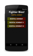 Fighter Bios: Mortal Kombat screenshot 0