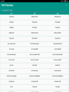 V3 Forms - English Verb forms screenshot 1
