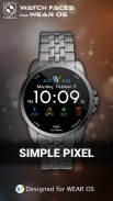 Simple Pixel Watch Face screenshot 8