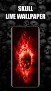 Skull Live Wallpaper screenshot 1