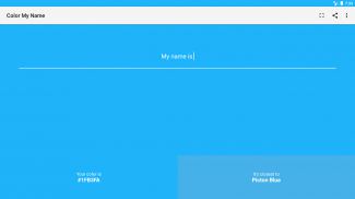 Color My Name: A color match for anything you type screenshot 4
