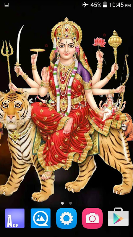4D Maa Durga Live Wallpaper  Apps on Google Play