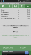Financial Needs Calculator screenshot 1