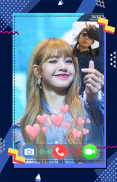 Lisa Video Call Blackpink- Video Call Simulation screenshot 0