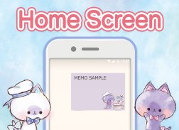 नोटपॅड Cute Characters Notepad screenshot 7