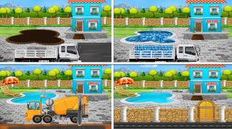 House Construction Trucks Game screenshot 0