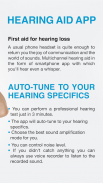 Hearing Aid App for Android screenshot 1