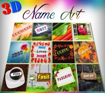 3D Name Art Photo Editor, Text art Focus n Filters screenshot 9