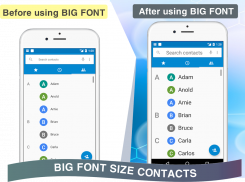 Big Font - Cambia dimensione carattere screenshot 2