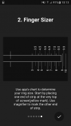 उंगली आकार screenshot 0