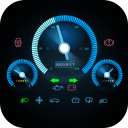 GPS Speedometer: Car Dashboard OBD2 Speed Limit Icon