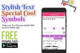 Stylish Text-Special Cool Symbols screenshot 4