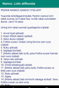 Namoz. Lotin alifbosida screenshot 0